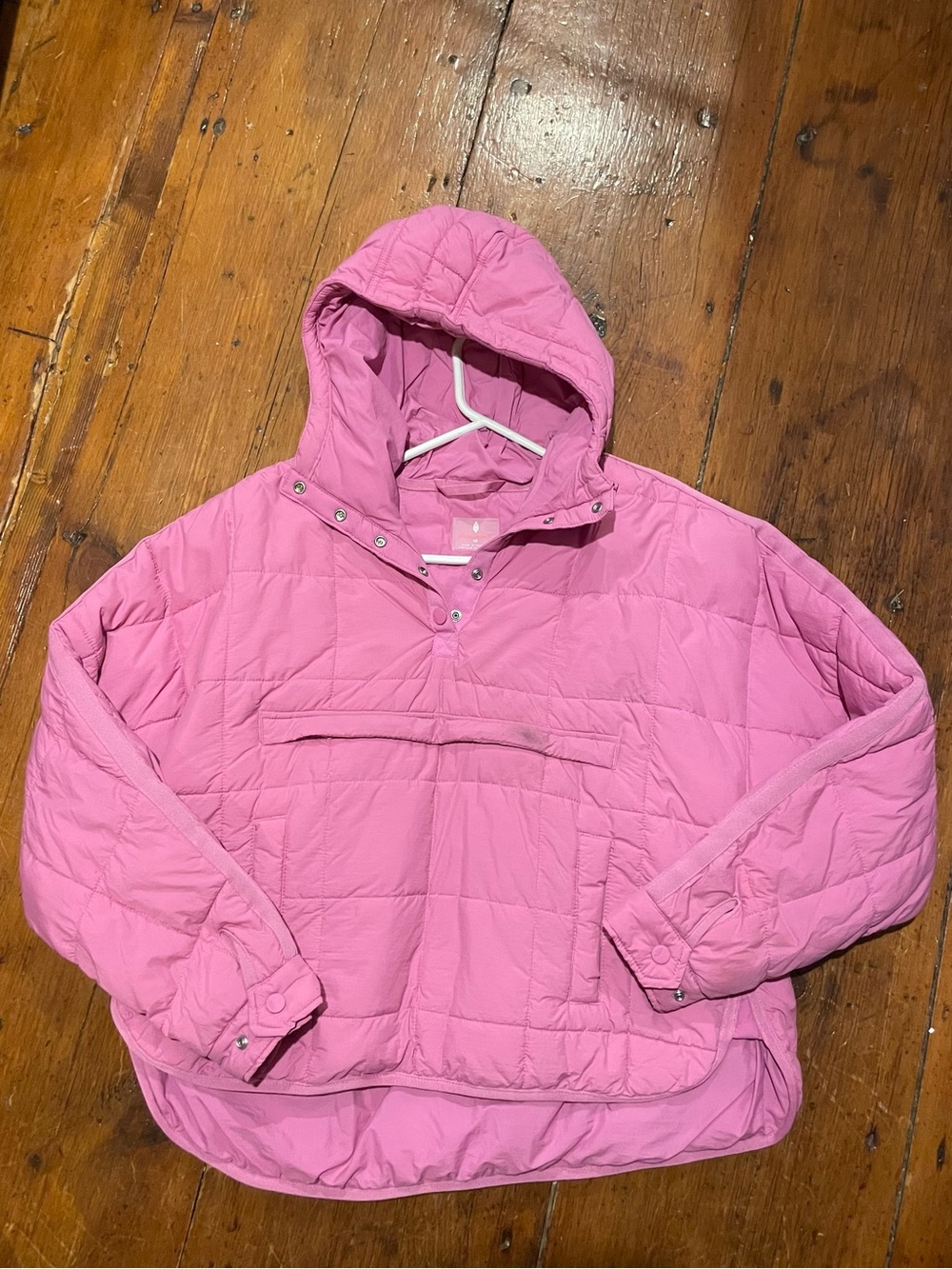 Pippa Packable Pullover - XS - Magenta/Pink - FP Movement by Free People